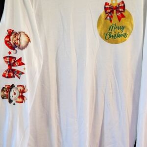 NWT Longsleeve Christmas Tshirt Size S